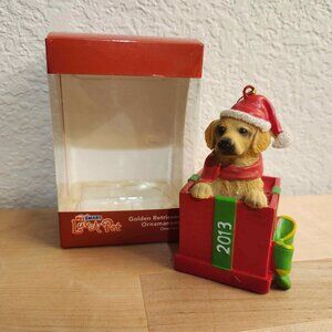 LNWB Petsmart Luv A Pet 2013 Golden Retriever Christmas Ornament | Puppy Dog